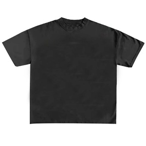 Wholesale Mens 100% Cotton Oversized Blank <b>Plain</b> T-Shirt Custom High Quality Printed Logo Short Sleeve Breathable Eco-Friendly - Product Image 6