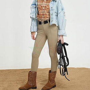 Leggings d'équitation d'hiver pour femmes, chauds, extensibles, mélange de spandex/polyester, doux, imperméables, coupe-vent, leggings de haute qualité - Product Image 1