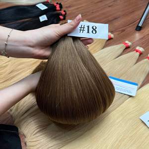 Cabello a granel de lujo cabello humano vietnamita teñido tendencia cabello crudo color europeo de alta calidad - Product Image 3