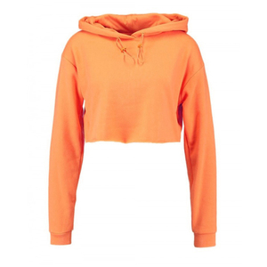 Vente en gros Sweat à capuche en détresse pour femmes Logo personnalisé brodé Sweat à capuche court pour femmes Sweats à capuche et sweatshirts - Product Image 6