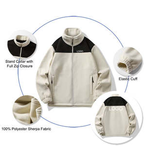 Veste en toile polaire élégante, légère, respirante et écologique pour homme, idéale pour la randonnée hivernale, le camping, séchage rapide, coupe-vent, usage quotidien par temps froid - Product Image 2