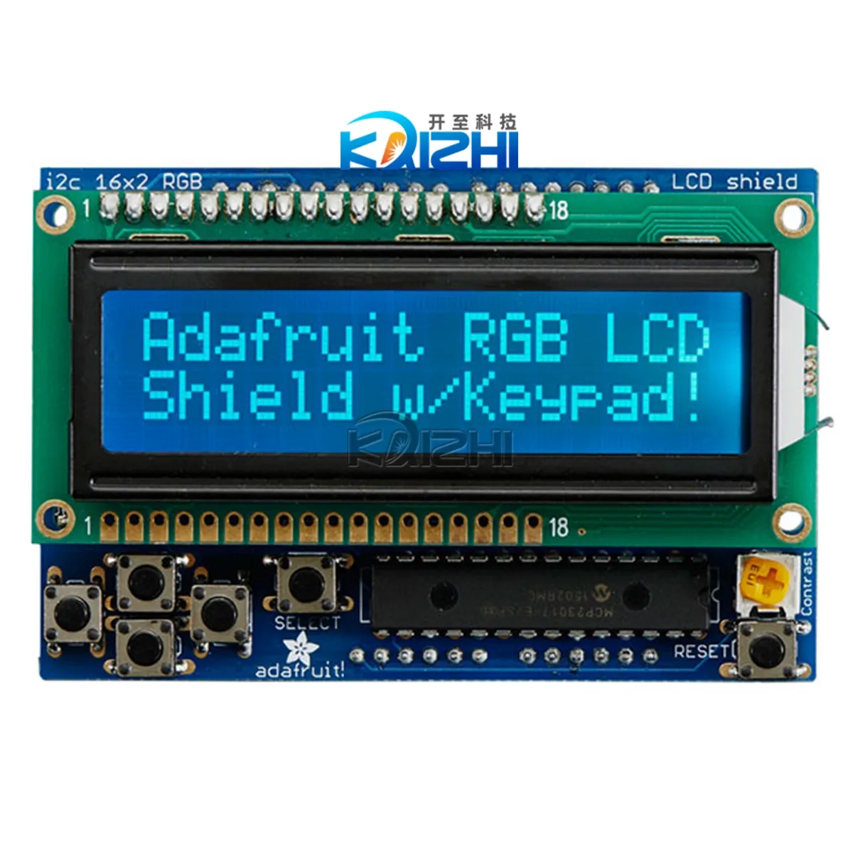 IN STOCK ORIGINAL BRAND RGB LCD 16X2 CHAR DISPLAY SHIELD 714