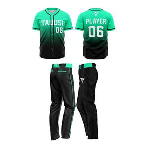 Conjunto de camisetas de béisbol personalizadas, uniforme de equipo de Softbol Juvenil con características de talla grande, nuevo diseño transpirable suave y cómodo - Product Image 4