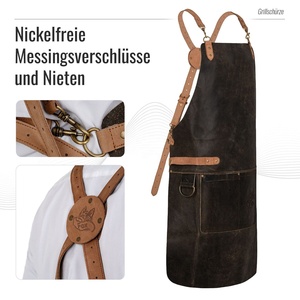 Large Pocket Adjustable Grease-proof Lightweight <b>Chef</b> <b>Apron</b> for Man Women LPN-0097 - Product Image 5