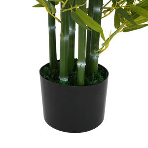 Modern Green Artificial Bamboo Tree with Pot Set of 2 for Home Garden Decoration Natural Style <b>Wedding</b> Thanksgiving <b>Ornament</b> - Product Image 2
