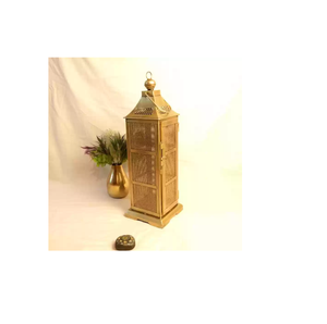 พรีเมี่ยมดีไซน์Retro RusticเชิงเทียนWhitewashedโบราณ Distressedเทียนโคมไฟสําหรับตกแต่งบ้าน - Product Image 4