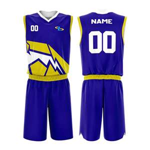 Uniforme de Baloncesto de Primera Calidad a Bajo Precio, Nuevo Estilo, Diseño Personalizado - Product Image 1