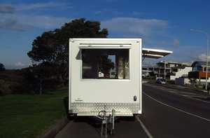 Carrito de Comida Móvil de Acero Inoxidable Estándar Europeo, Camión de Comida Rápida para Café, Helados y Frutas, Remolque para Vendedores Ambulantes - Product Image 3