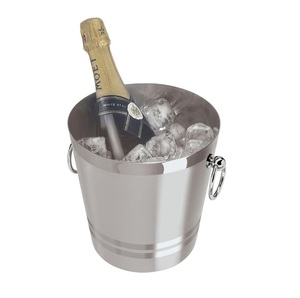 Seau à glace en acier inoxydable avec construction haut de gamme et attrait intemporel adapté à une utilisation quotidienne ou festive - Product Image 3