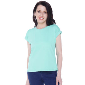 Camiseta de Algodón de Manga Corta para Mujer de Alta Calidad, Anti-UV, Personalizable, 220g, Sostenible, al por Mayor para Ropa de Invierno - Product Image 1