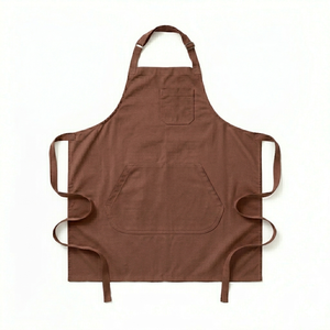 Delantal de Lona de Algodón Resistente con Bolsillo, Diseño Cruzado, Impermeable, Reutilizable, Ecológico, con Logotipo Personalizado, Ideal para Cafetería y Jardín - ¡Gran Oferta! - Product Image 4