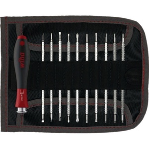 <b>Precision</b> <b>Screwdriver</b> <b>Set</b> 11-Piece Slotted/PH/TX/Hex by for WIHA - Product Image 1