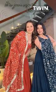 Último traje de mujer bordado Anarkali indio Ethereal Georgette Stone Work para fiesta y ocasiones especiales para adultos - Product Image 2