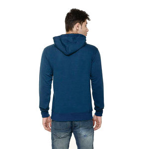 Sweat à capuche de sport surdimensionné imprimé en 3D d'automne pour hommes en gros 100% coton doublé léger décontracté à manches longues pull au crochet - Product Image 6