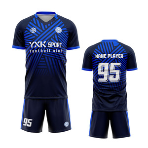 Venta caliente Club de sublimación de fútbol viste uniformes OEM chándal de entrenamiento de fútbol equipo personalizado fútbol americano Jersey - Product Image 3