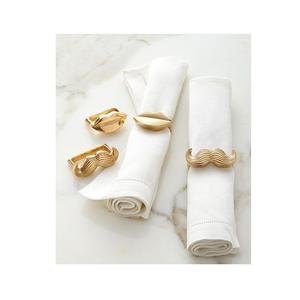 แหวนรองผ้าเช็ดปากโลหะดีไซน์เนอร์ สำหรับโต๊ะอาหาร ใช้ซ้ำได้ หรูหรา สำหรับตกแต่งบ้าน งานเลี้ยง และงานจัดเลี้ยง - Product Image 1