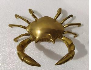 Peso de papel de latón Pisapapeles de escritorio de alta calidad para Decoración de mesa Acabado en forma de ballena Peso de papel de latón hecho a mano - Product Image 2