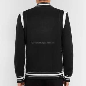 Vente chaude Conception Personnalisée Équipe Nom Numéro Starter Bomber Lot Toile Collège Baseball Veste Hommes Enduit Imperméable - Product Image 2