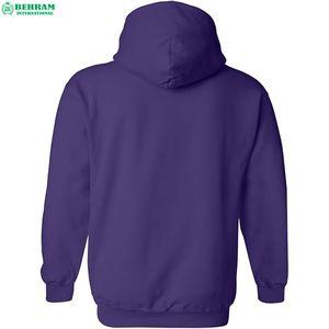 เสื้อฮู้ดแบบสวม Unisex ผ้าฝ้าย 100% ระบายอากาศได้ดี เป็นมิตรกับสิ่งแวดล้อม  ออกแบบโลโก้ข้อความของคุณเอง  มีไซส์ใหญ่พิเศษสำหรับผู้ชาย ใส่ได้ในฤดูหนาว - Product Image 1