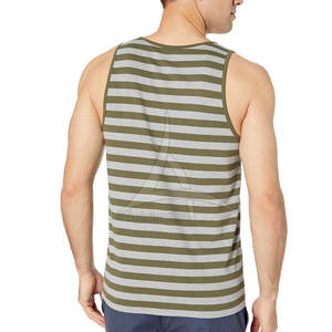 Camiseta sin Mangas de Cuello Redondo para Hombre, Informal, de Alta Calidad, Ropa Deportiva, Transpirable, Tejida, 100% Algodón, de Secado Rápido, con Diseño Liso - Product Image 3