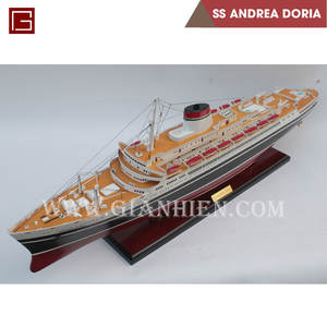 Gia Nhien Fabricant Conception personnalisée SS ANDREA DORIA Bateau de croisière MODÈLE DE BATEAU EN BOIS MODÈLE DE BATEAU EN bois DE HAUTE QUALITÉ - Product Image 1