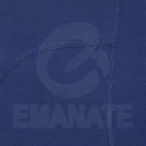 Shorts de compression en toile bleue à motif uni de style urbain avec tissu en spandex/nylon respirant et taille élastique pour hommes - Product Image 6