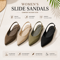 Sandales en cuir PU pour femmes de style minimaliste, polyvalentes pour une utilisation toute la journée, exquises avec semelle antidérapante en TPR