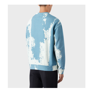 Sudadera con cuello redondo de lana para hombre, ropa de calle con logotipo personalizado, informal, de alta calidad, nueva llegada - Product Image 3