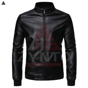 Veste en cuir de qualité supérieure au meilleur prix, veste en cuir personnalisée pour homme, veste en cuir tendance fabriquée au Pakistan - Product Image 3