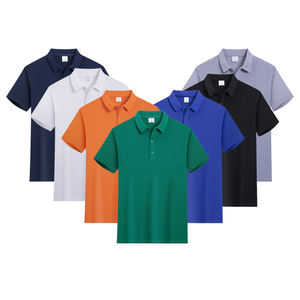 Polo de Golf de Alta Calidad 100% Algodón para Hombre, Logotipo Bordado, Manga Corta Lisa, Polo Informal con Excelente Ajuste - Product Image 1