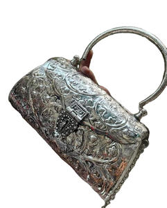 Bolso de mano de hierro de noche para mujer, bolsos de accesorios de moda para mujer de calidad con bolso de mano de estilo elegante de Indian - Product Image 1