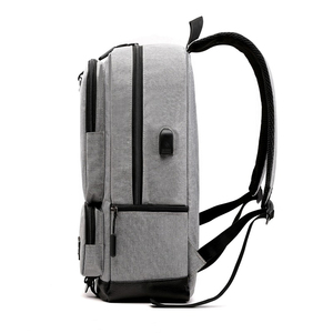15.5 Inch Large Capacity Minimalism OEM Custom Logo Business USB Charger <b>Men</b> Outdoor Sport Travel <b>Men</b> Bag <b>Backpack</b> - Product Image 6