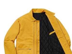 Men's 100% Cotton Canvas Jacket For Men Custom <b>Padded</b> Lining Full Zipper With Zip Pocket for Winter High Quality Jacket For Men - Product Image 4