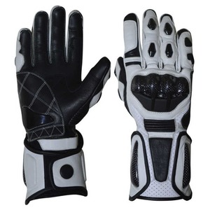 Gants en cuir de sports de plein air de haute qualité Gants de moto antidérapants avec logo personnalisé fabriqués au Pakistan pour motos - Product Image 1