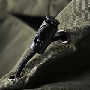 Chaqueta Cortavientos Unisex Informal de Softshell con Capucha, Acolchada, con Cierre, Transpirable, para Uso en Exteriores en Invierno, Lisa, Tinte Uniforme, Talla XS - Product Image 6