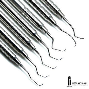 Ensemble de 7 curettes dentaires Gracey, légères, réutilisables, en acier inoxydable, instruments chirurgicaux manuels, certifiés CE, haute qualité 1 - Product Image 3