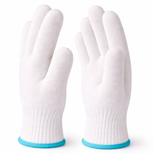 Gants de travail en tricot de coton pour la manutention industrielle légère, protection respirante des mains pour l'assemblage, l'emballage et l'utilisation en entrepôt - Product Image 1
