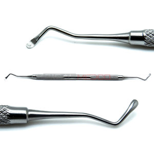 Excavadoras de 19W, cucharas dentales de doble extremo, instrumentos restauradores de 2mm, herramientas dentales de acero inoxidable, instrumentos médicos - Product Image 1