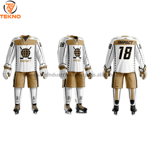 Recién llegado, de alta calidad uniforme de hockey sobre hielo, equipo sublimado, Jersey de hockey sobre hielo de Canadá, uniforme de hockey sobre césped, servicio OEM - Product Image 2