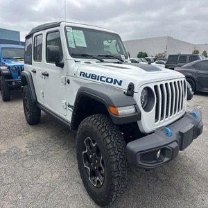 Jeep Wrangler Rubicon 2023 4x4 SUV Blanc Phares LED Transmission Automatique Pneus R20 Sièges en Cuir - Product Image 1
