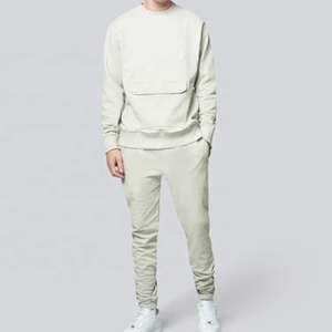 เสื้อสเวตเชิ้ตผู้ชายคอกลมผ้าฝ้าย 100% พิมพ์ลายคุณภาพสูงแบบใหม่ขายส่งสำหรับฤดูหนาว ชุดเสื้อผ้าผู้ชายแบบกำหนดเอง - Product Image 1