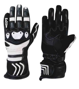 Gants de protection en cuir pour moto, gants de course de sécurité pour motard de rue - Product Image 1