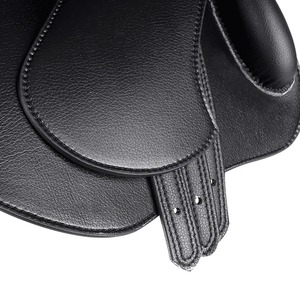 Custom Full Grain Leather Dressage Horse Saddle Deep Seat Billet Straps Genuine Leather Western Saddle with Wood <b>Tree</b> - Product Image 3