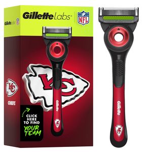 Gillette Labs Official Chiefs Licensed <b>Razor</b> for <b>Men</b>, 1 Handle, 1 Blade Refill, Perfect for Game Day Grooming - Product Image 6