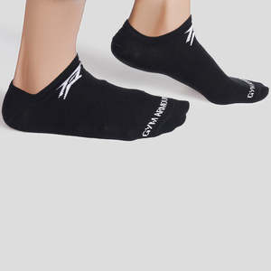 Chaussettes de sport invisibles de haute qualité pour le cyclisme, lot de 3, taille unique, logo personnalisable, respirantes, anti-bactériennes, anti-transpiration, pour l'automne - Product Image 6