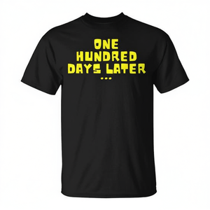 T-shirt « One Hundred Days Later » pour professeur, 100e jour d'école - Product Image 2