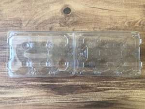 Plateau à œufs en plastique de haute qualité 6x2 cellules pour animaux de compagnie, vente en gros, boîte à œufs transparente jetable avec couvercle - Product Image 3