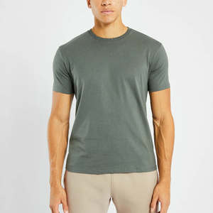 Camiseta esencial moderna para hombre, Camiseta de algodón 100% ligera de moda informal con estilo para hombre, Camiseta holgada - Product Image 4