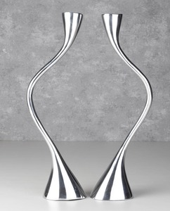 Soporte de vela de Metal plateado hecho a mano de alta calidad, centro de mesa de moda para el hogar, soporte para hacer velas de mesa - Product Image 4
