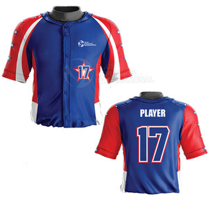 Uniforme de béisbol de equipo con colores personalizados y opciones de bordado Uniforme de béisbol transpirable - Product Image 3